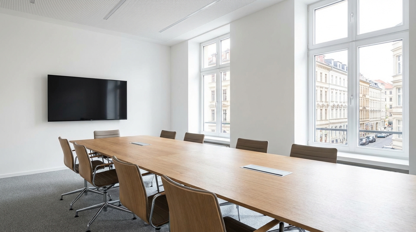 Gewerbesanierung Hamburg – Büroausbau Malerarbeiten Boden Trockenbau RAUMWERQ Innenausbau