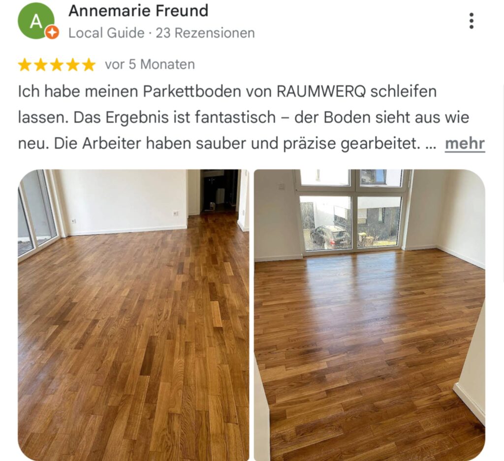 RaumwerQ Kundenbewertung 8 Hamburg