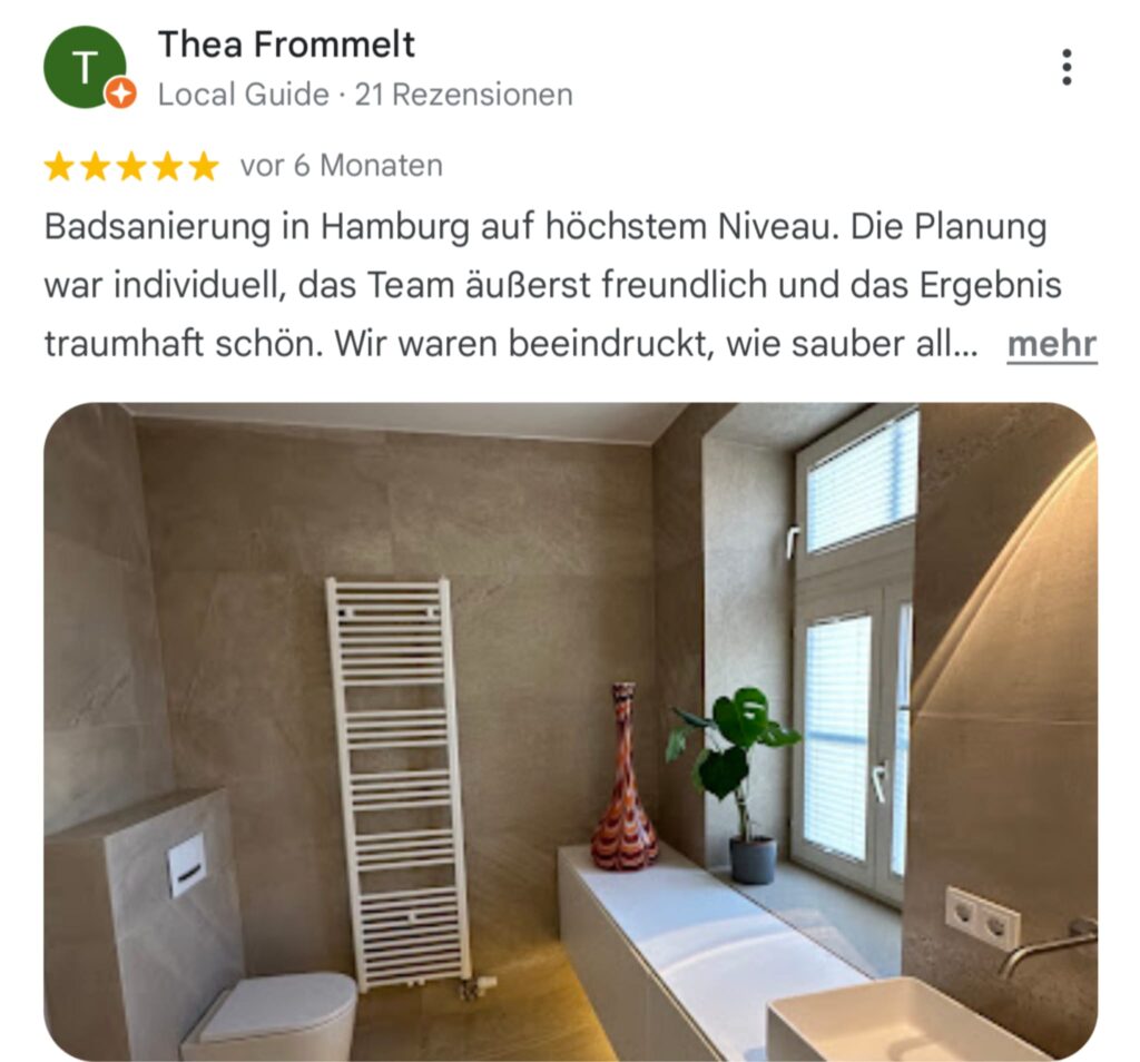 RaumwerQ Kundenbewertung 7 Hamburg