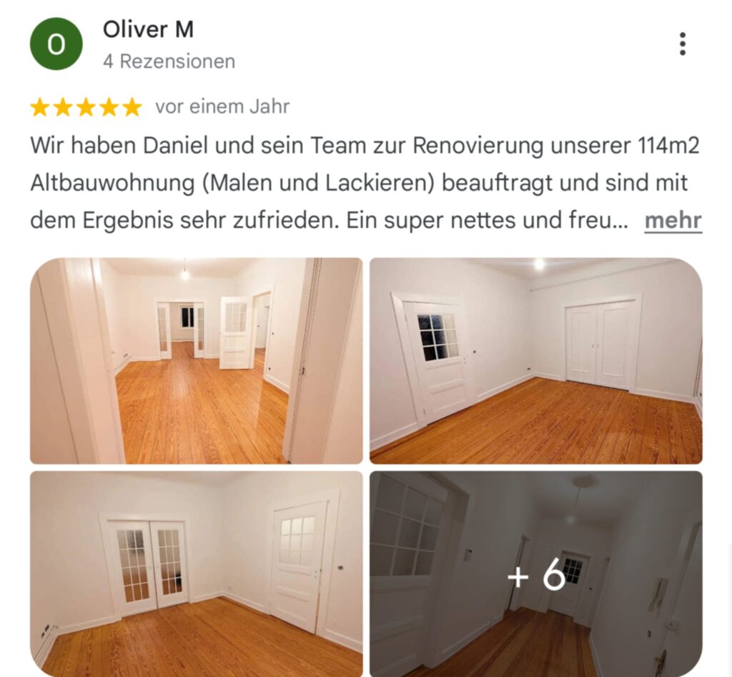 RaumwerQ Kundenbewertung 6 Hamburg